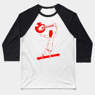 Skateboard Dancer Baseball T-Shirt